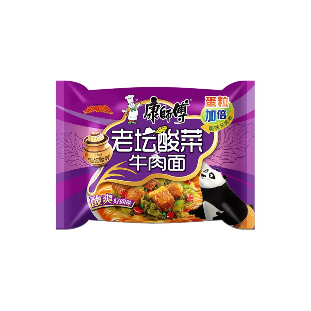 Kang Shi Fu - Pickled Vegetables Beef Flavour Noodles 117Gr (30/Carton)