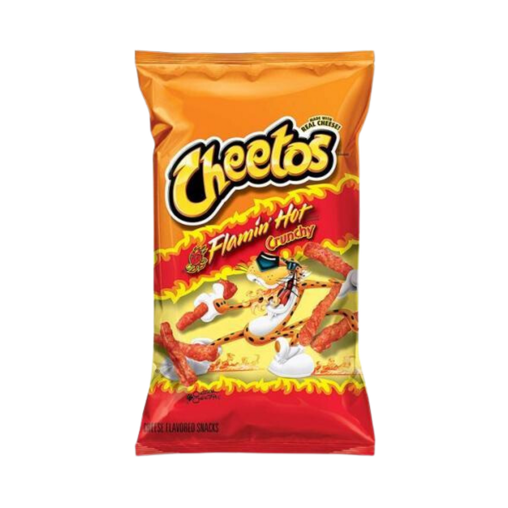 Cheetos Crunchy Flamin Hot 8 oz (10/carton)