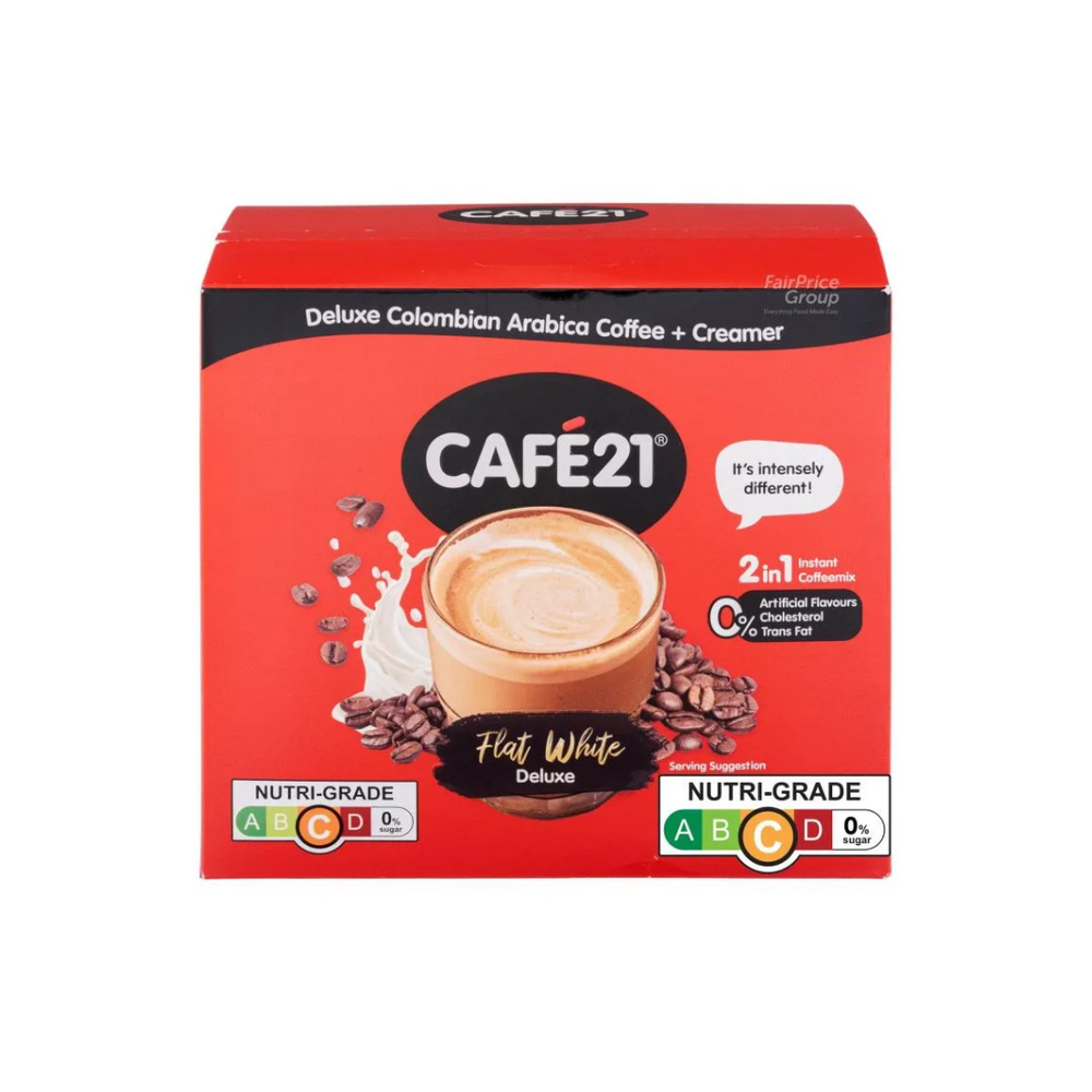 Café 21 - Flat White Deluxe 15'S (24/Carton)