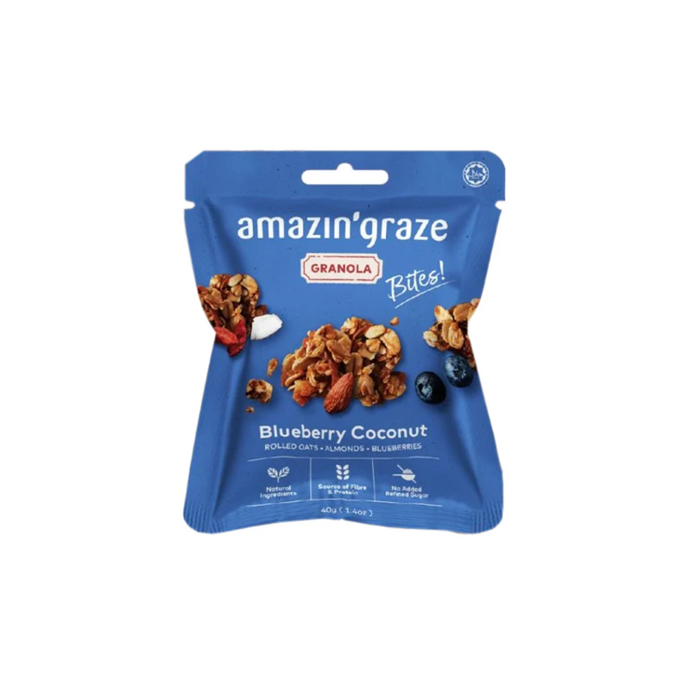 Amazin' Graze - Blueberry Coconut Granola 40Gr (40/Carton)