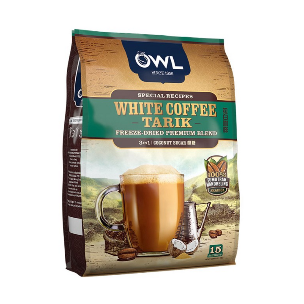 Owl White - Coffee Tarik 3 In 1 Coconut Sugar 540Ml (20/Carton)