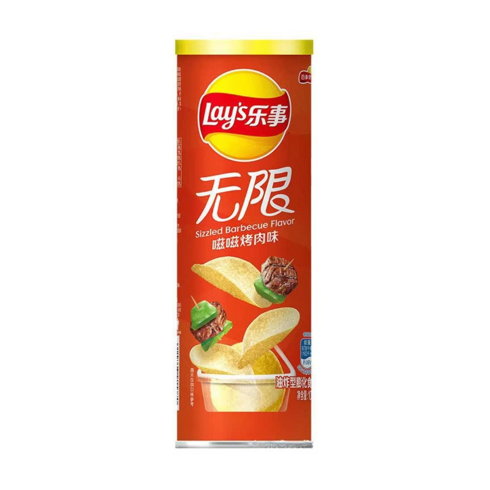 Lay's - Sizzled Barbercue Chips Tube 90Gr (24/carton)