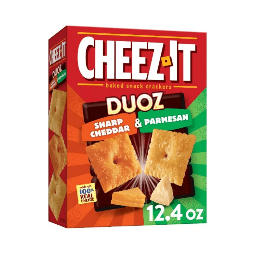 Cheez It - Duoz Sharp Cheddar And Parmesan 12.4Oz (12/Carton)