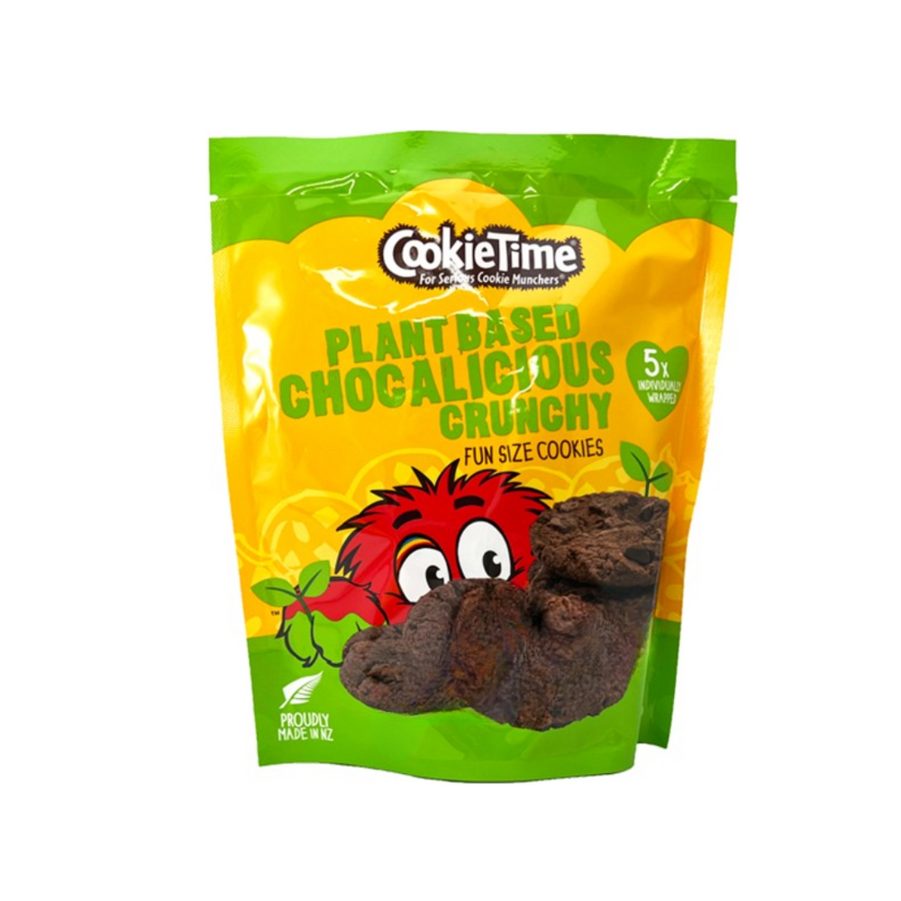 Cookie Time - Crunchy Plant Based Chocalicious 140Gr (15/Carton)