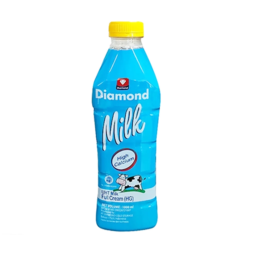 Diamond - Milk Uht Full Cream Premium Botol 1000Ml (12/Carton)