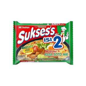 Sukses's - Mie Instant Isi 2 Soto Mie 112Gr (24/Carton)