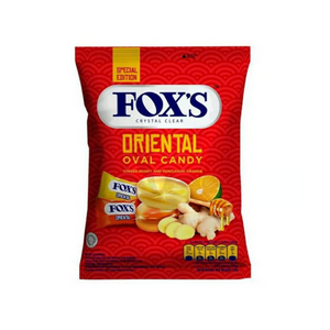 Fox's - Oval Crystal Clear Oriental 125Gr (24/Carton)