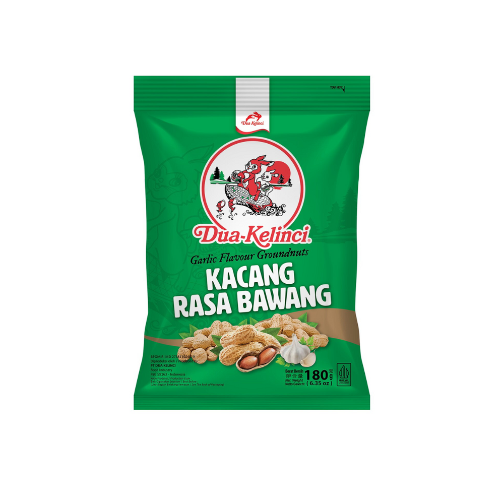 Dua Kelinci - Kacang Kulit Garlic 180Gr (24/Carton)