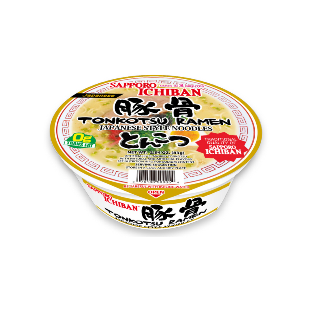 Sapporo Ichiban - Bowl Tonkotsu 83gr (12/Carton)