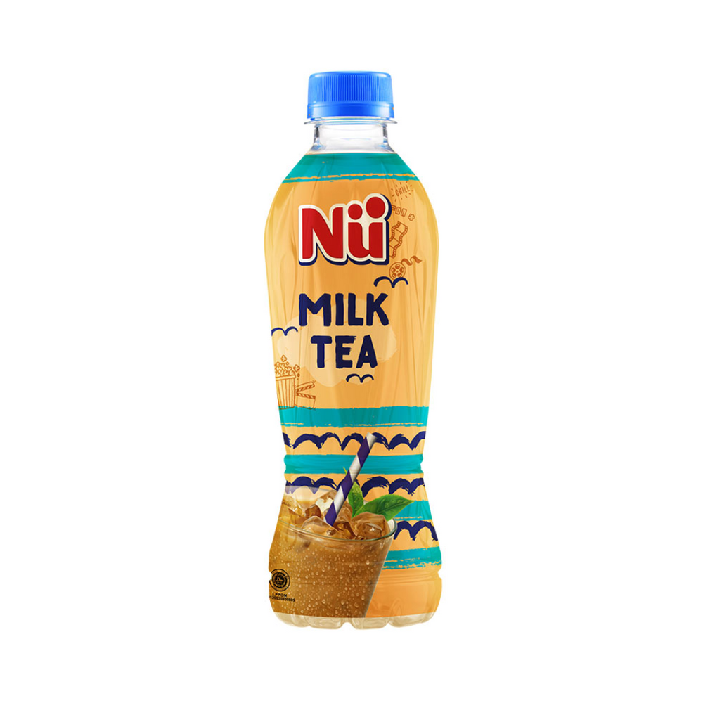 Nu Minuman Milk Tea Btl 330Ml (24/Carton)