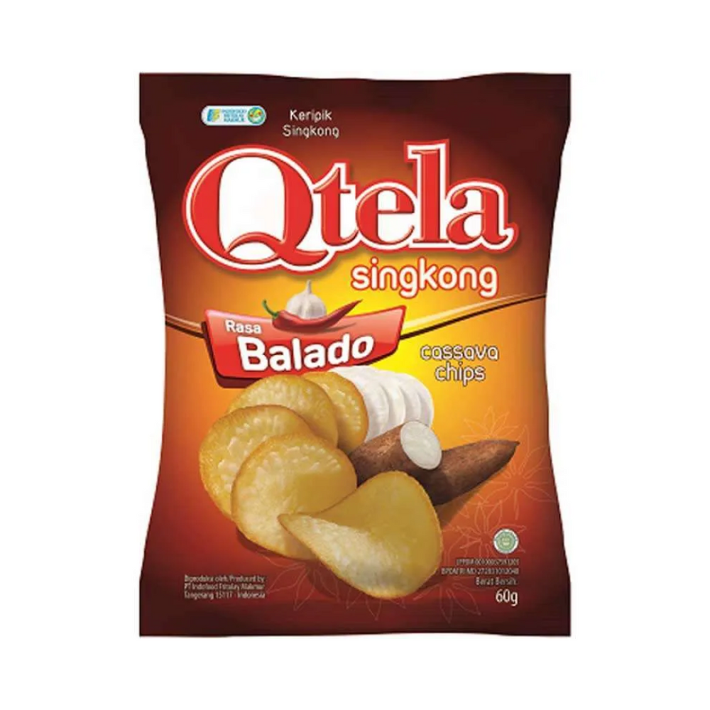 Qtela - Family Cassava Balado 60Gr (30/Carton)