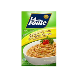 La Fonte- Spaghetti Instant Chicken Sauce Box 117Gr (18/Carton)