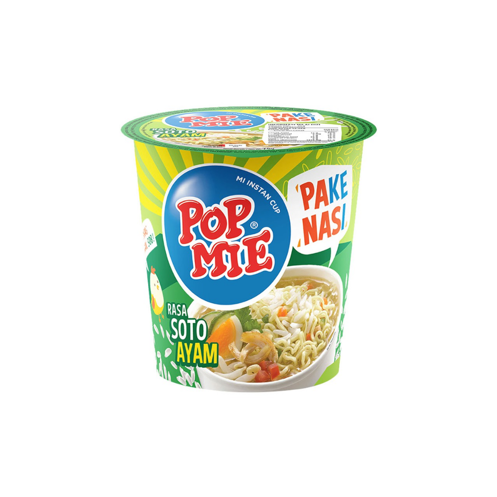 Pop Mie - Soto Ayam + Nasi 75Gr (40/Carton)