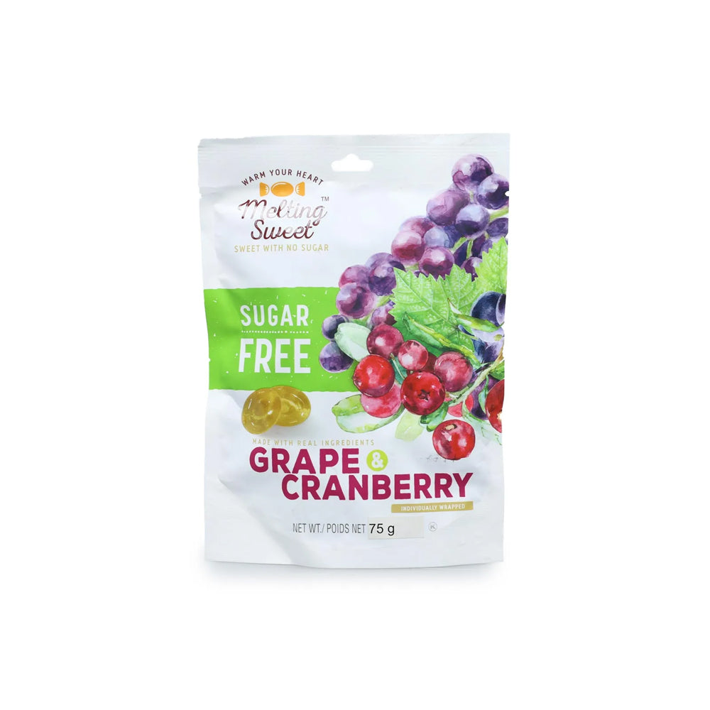 Melting Sweet - Grape & Cranberry Sugar Free 75Gr (45/Carton)
