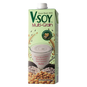 V-Soy - Multi Grain Soy Milk UHT 1000Ml (12/Carton)