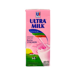 Ultra - Susu UHT Steril Slim Strawberry Tpk 250Ml (24/Carton)