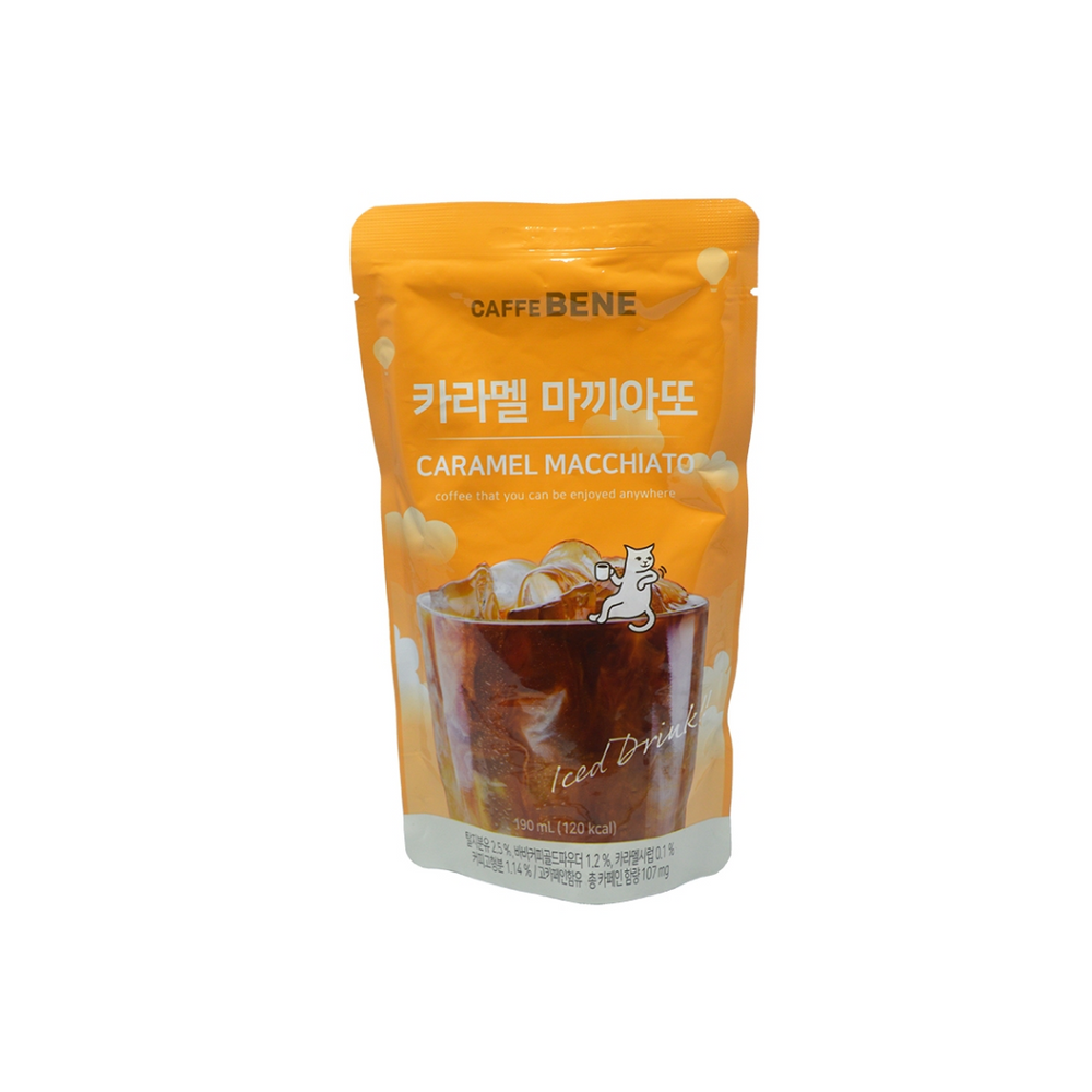 Caffebene - Caramel Macchiato Pouch Coffee 190Ml (30/Carton)