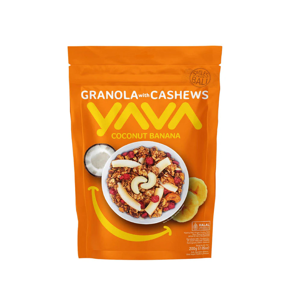 Yava - Granola with Cashews Coconut Banana 400Gr (12/Carton)