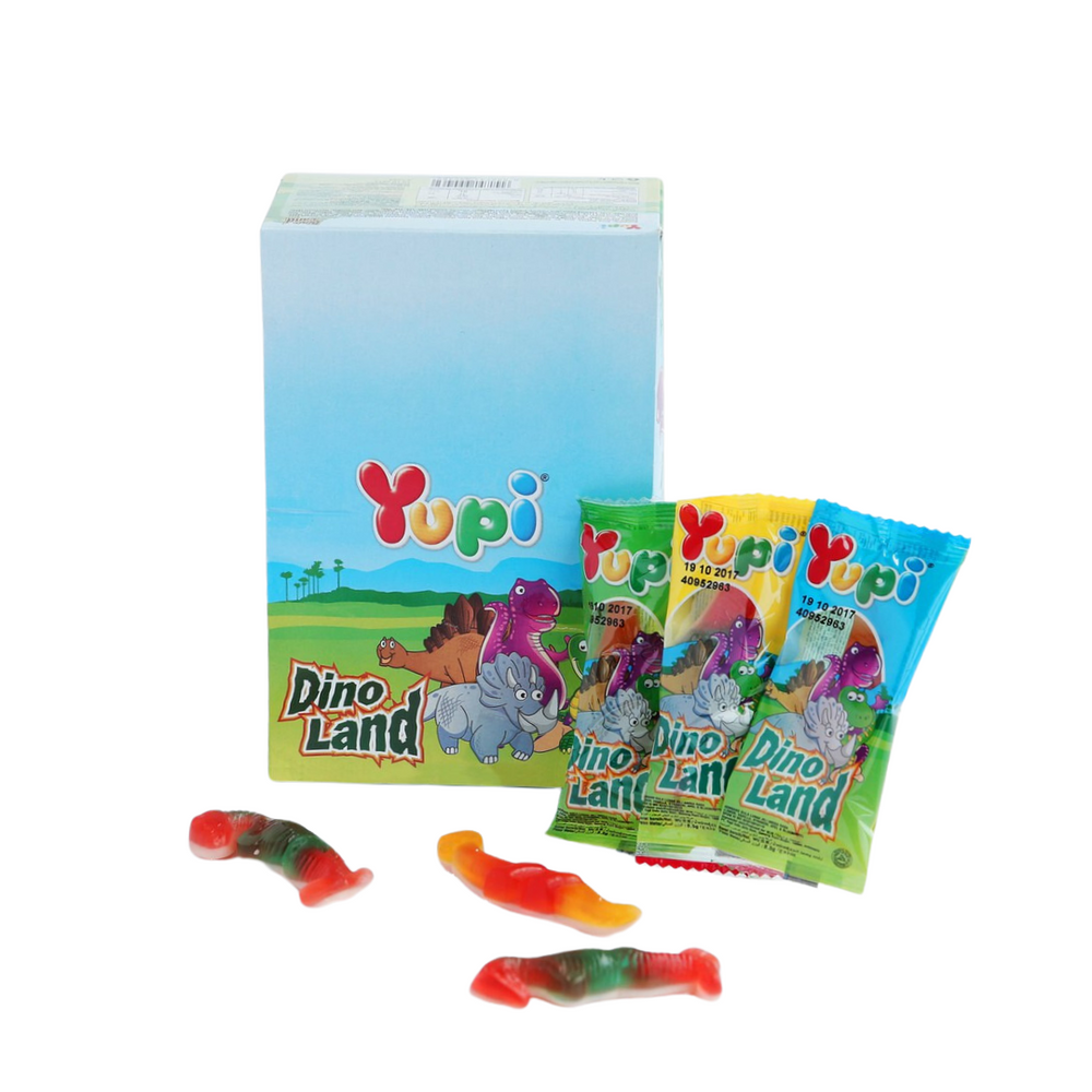 Yupi - Candy Gummy Dinoland Pck 7/6.5Gr (288/Carton)