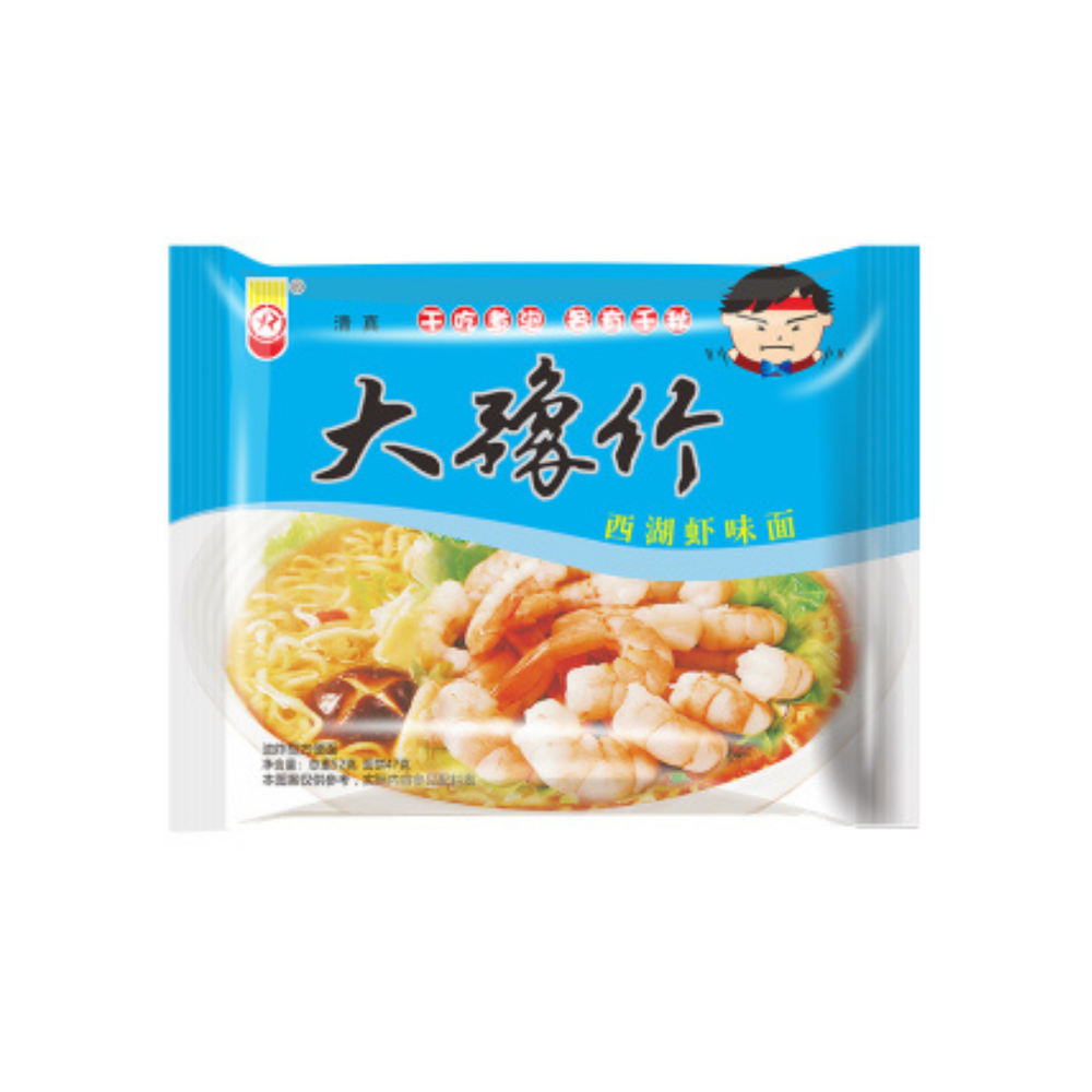 Dayuzhu Xihu Shrimp Flavour Noodles 52Gr (50/Carton)