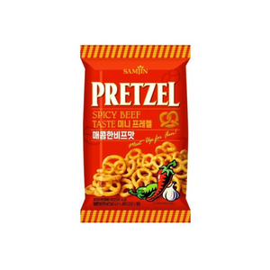 Samjin - Pretzel Spicy Beef 85Gr (24/carton)