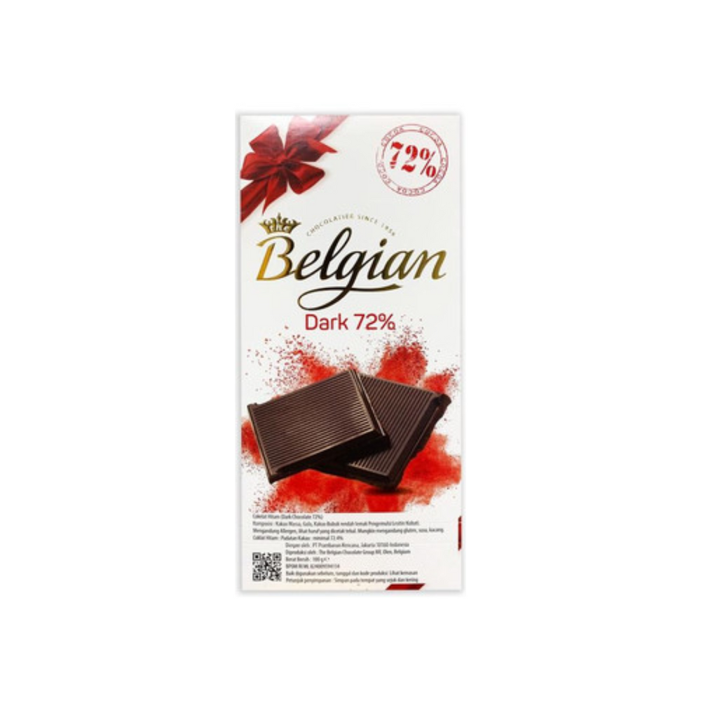 The Belgian - Dark Chocolate 72% 100Gr (25/Carton)