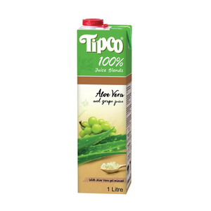 Tipco - Aloe Vera Grape Juice 1000Ml (12/Carton)