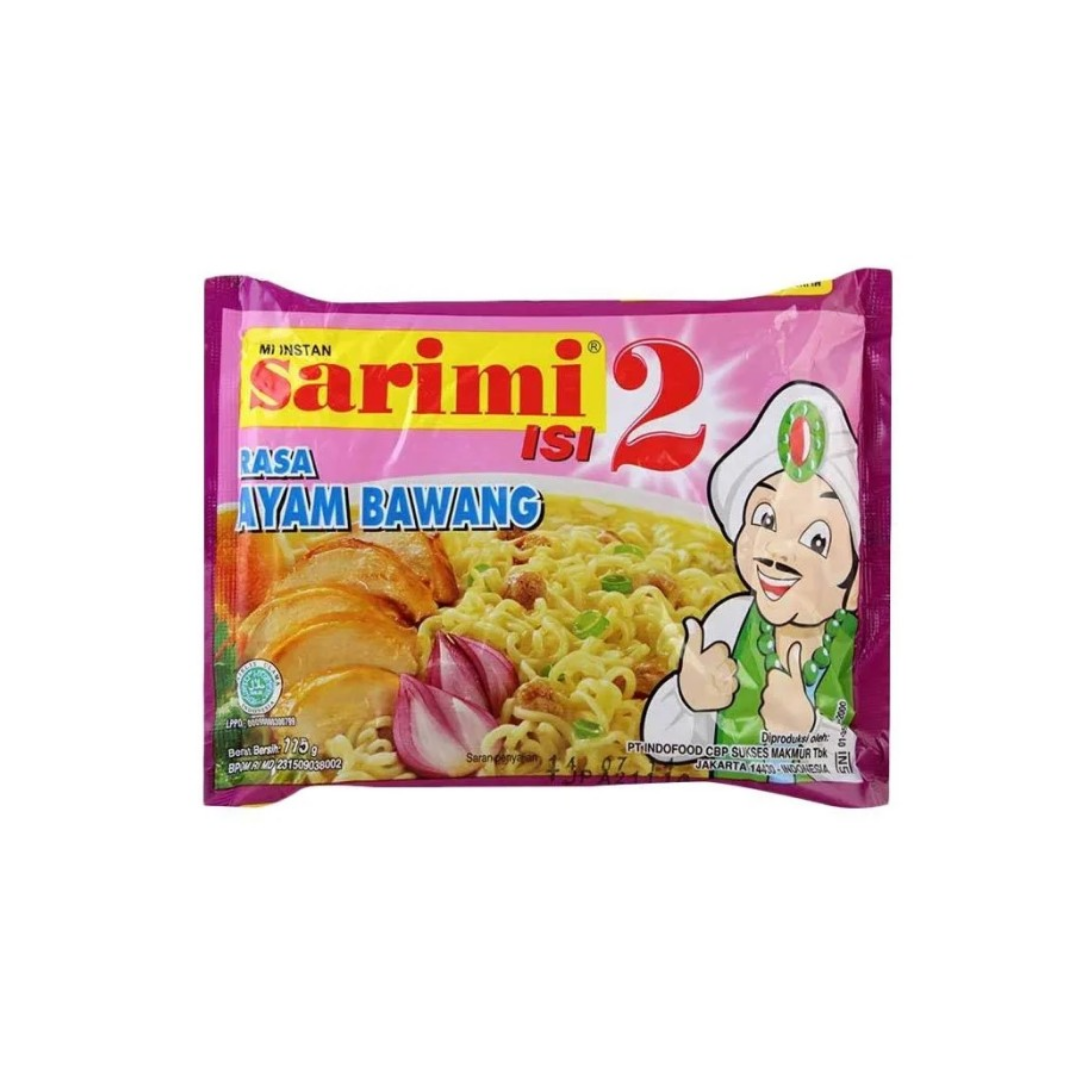 Sarimi - Rasa Ayam Bawang Dua 115Gr (24/Carton) โ Tasty Snack Indonesia