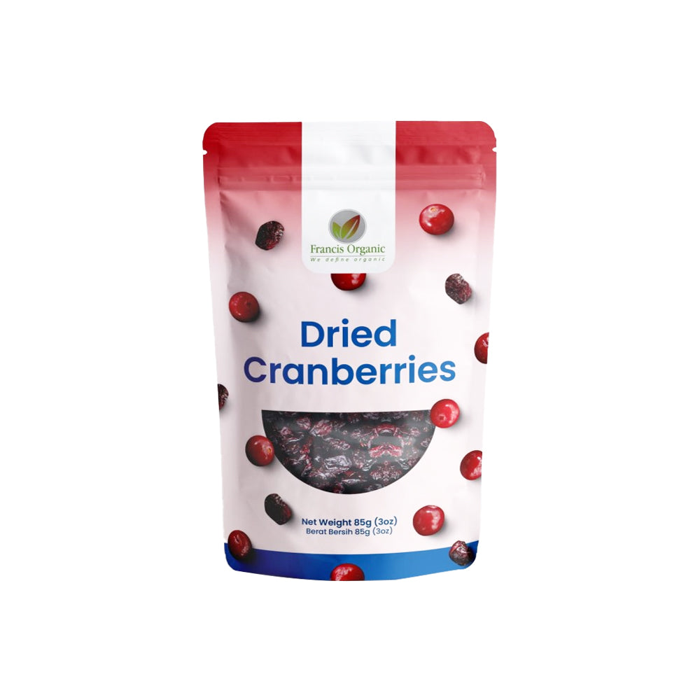 Francis Organic - Dried Cranbarries 75Gr (12/Carton)