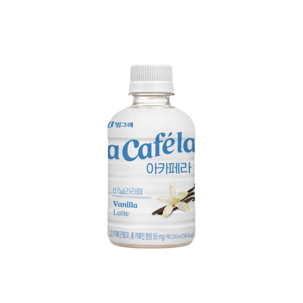 Acafela - Vanilla Latte 240Ml (20/Carton)