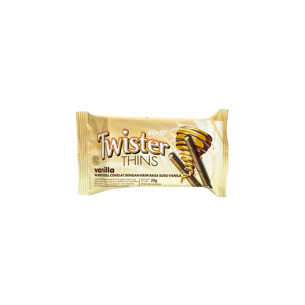 Delfi - Twister Thin Vanilla 15Gr (12/Box)