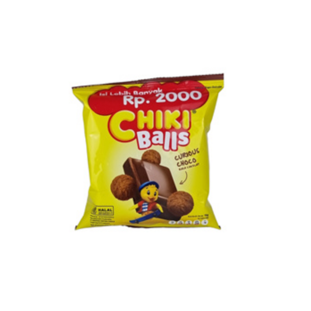 Chiki Snack Balls Coklat 16Gr (60/Ctn)