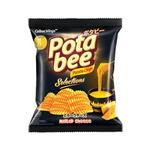 Potabee - Snack Potato Chips Melted Cheese 57Gr (30/Carton)