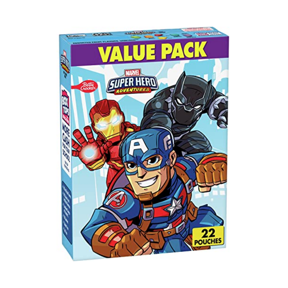 Betty Crockers - Super Hero Fruit Snacks 8Oz (8/Carton)