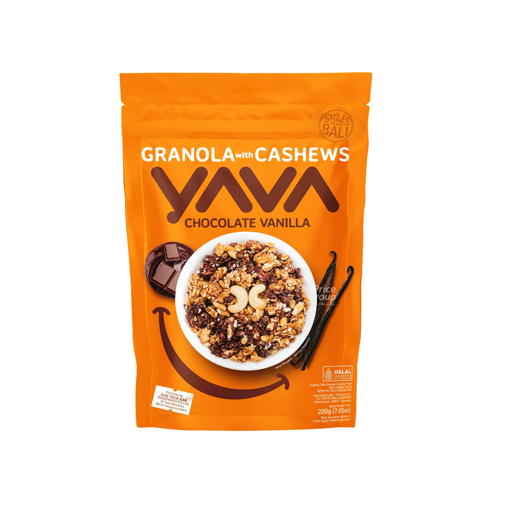 Yava - Granola with Cashews Chocolate Vanila 400Gr (12/Carton)