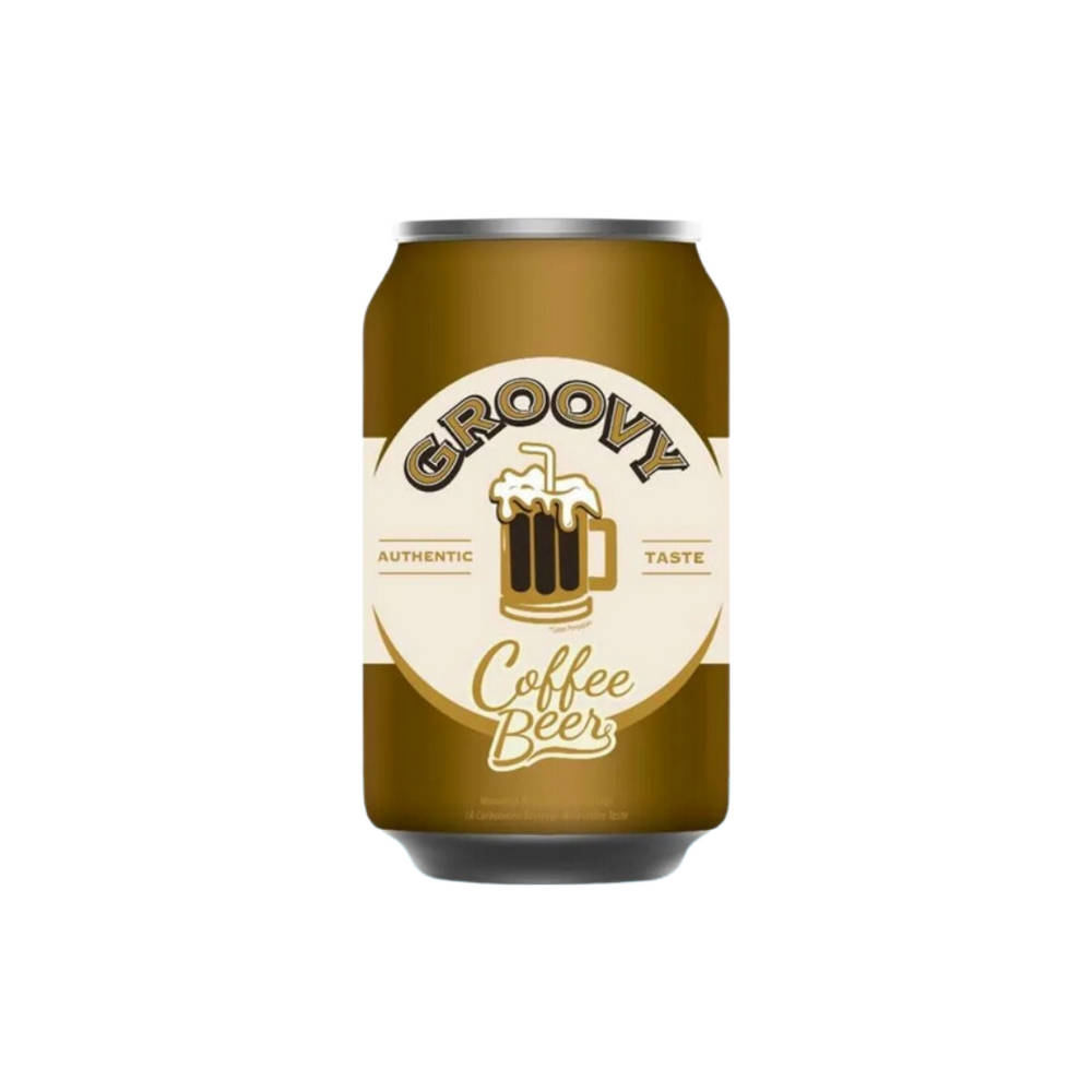 Groovy - Coffee Beer Can 330Ml (24/Carton)