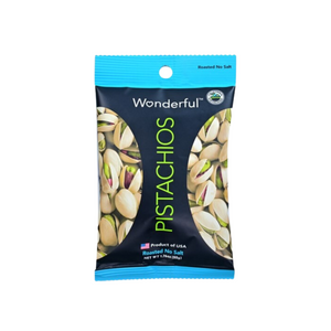 Wonderful - Classic Roasted No Salt Pistachios 50Gr (48/Carton)