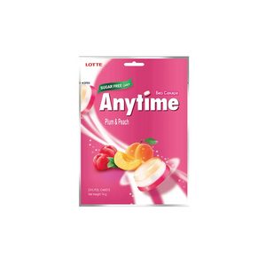 Lotte- Anytime Plum & Peach 74Gr (20/Carton)