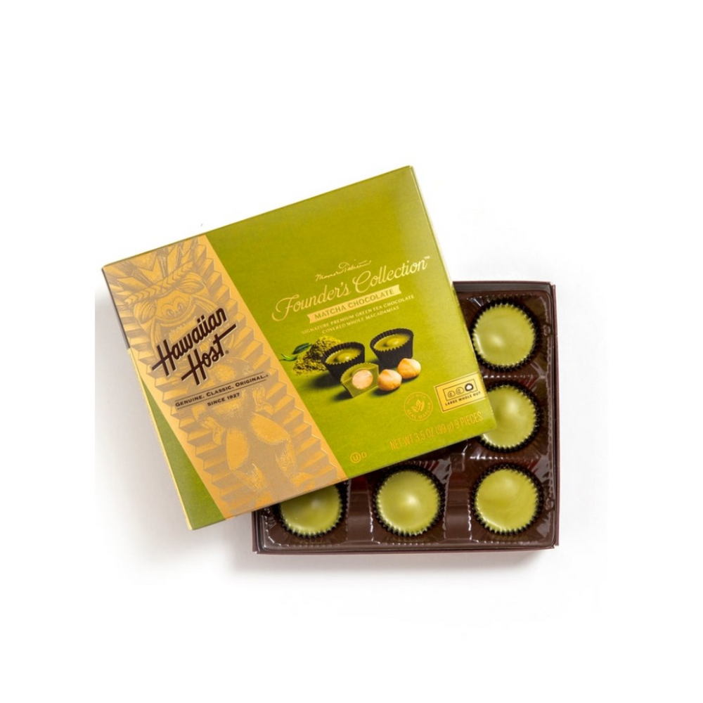Hawaiian - Host Founders Collection Matcha Chocolate 3.5Oz (24/Carton)