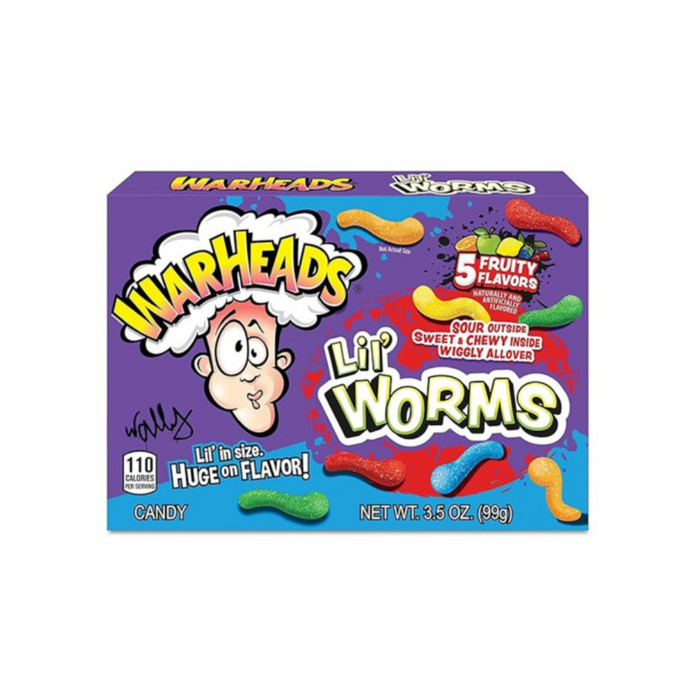 Warheads - Lil Worms 3.5Oz (12/Carton)