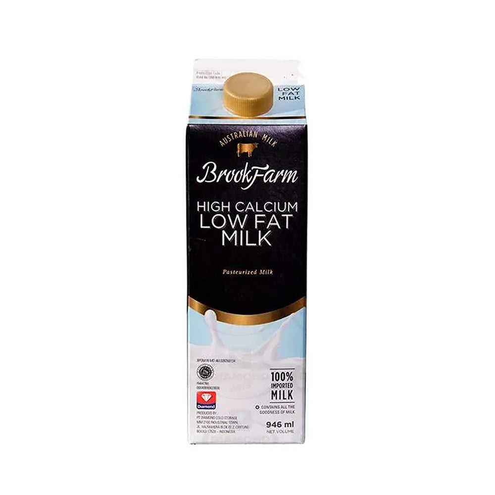 Brookfarm - Fresh Milk Low Fat 946Ml (6/Carton)