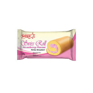 Starway - Swiss Roll Strawberry 16Gr (22/Carton)