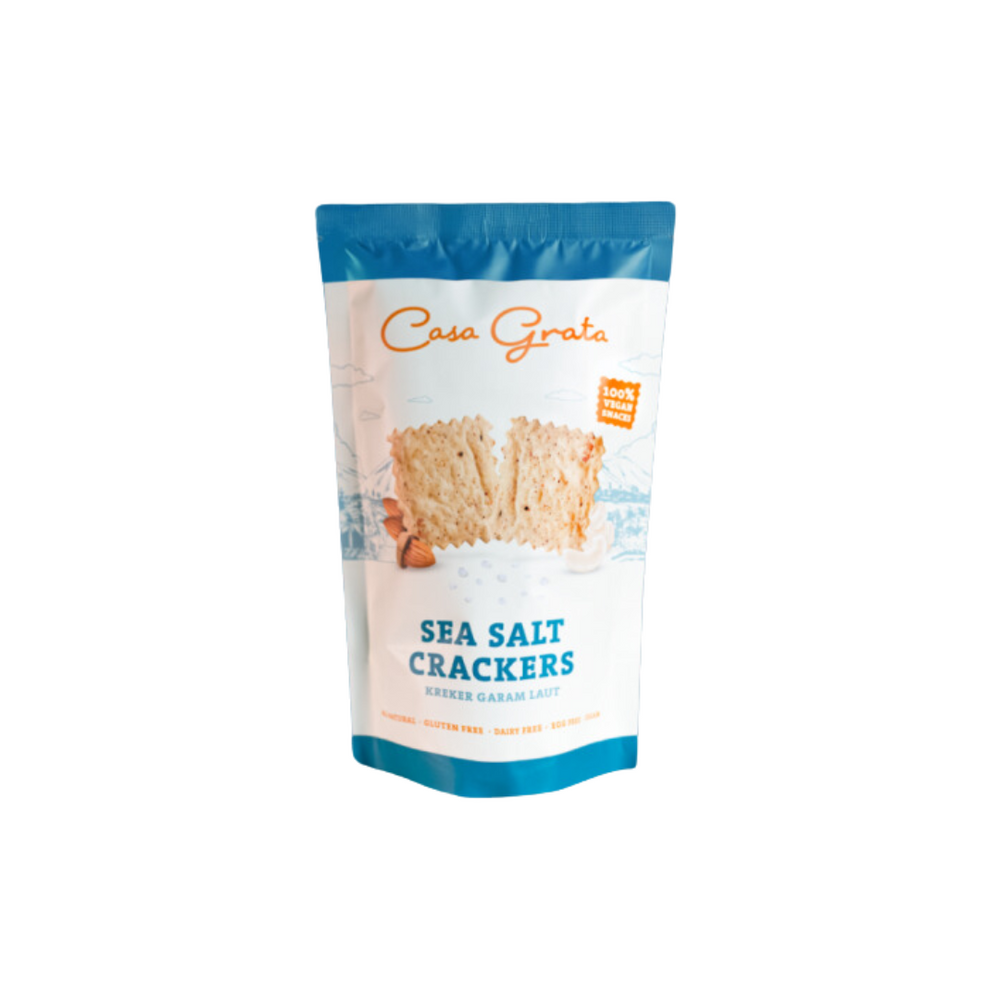 Casa Grata - Crackers Sea Salt 70Gr (24/Carton)