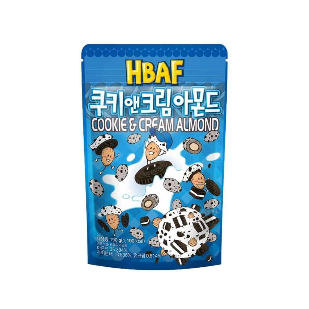 HBAF - Cookies & Cream Almond 190Gr (20/Carton)