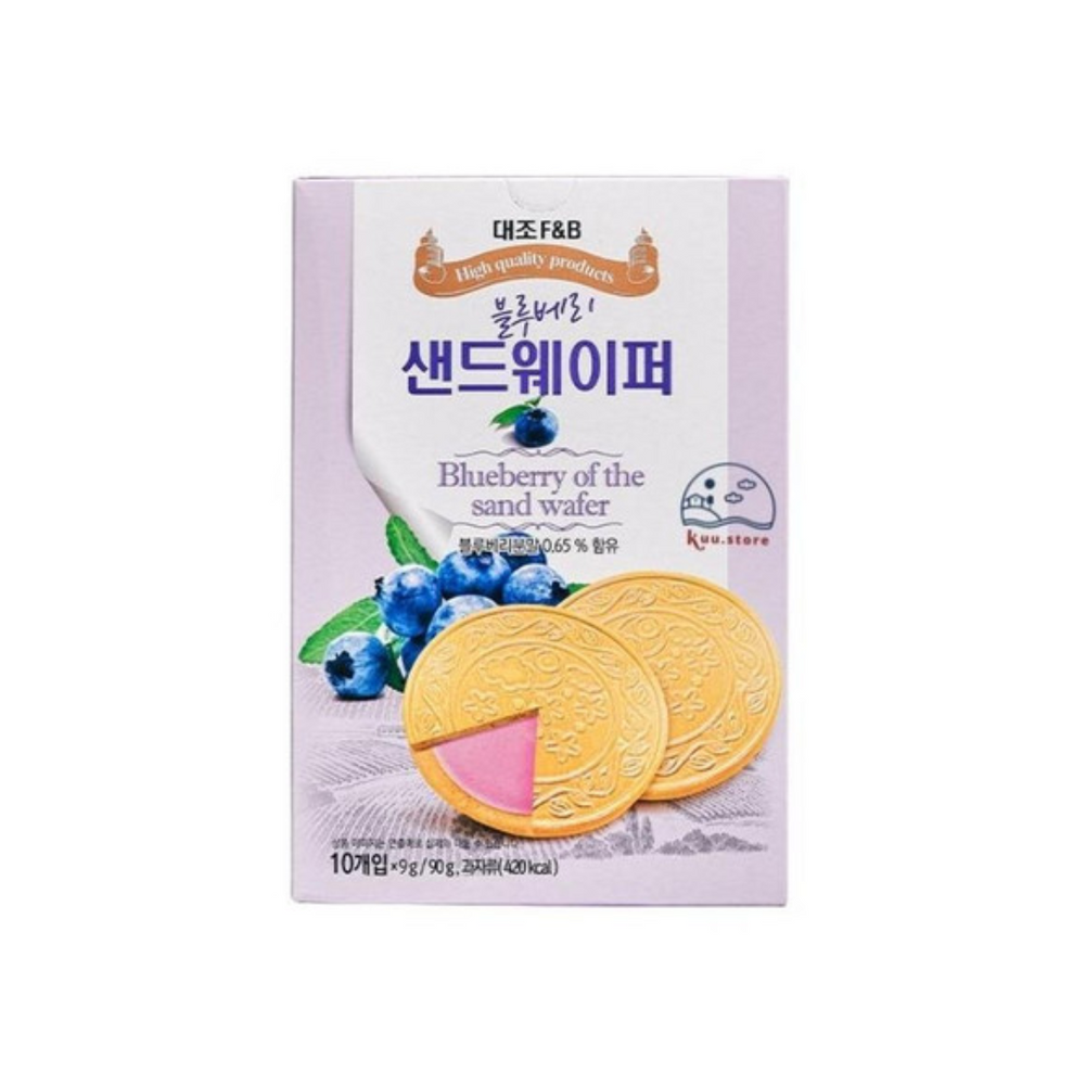 Daejo - Biscuit Rasa Blueberry (Blueberry Of The Sand Water) 80Gr (15/carton)
