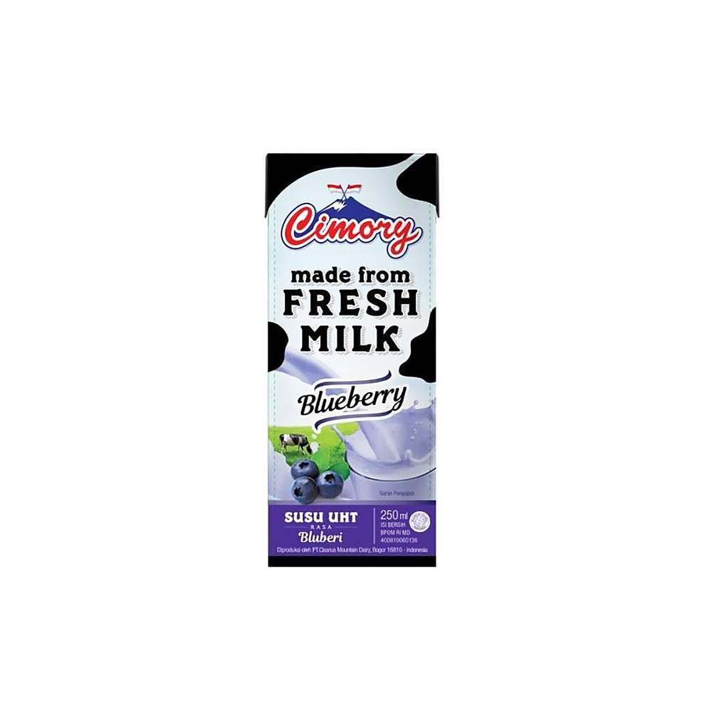 Cimory - UHT Milk Blueberry 250Ml (40/Carton)