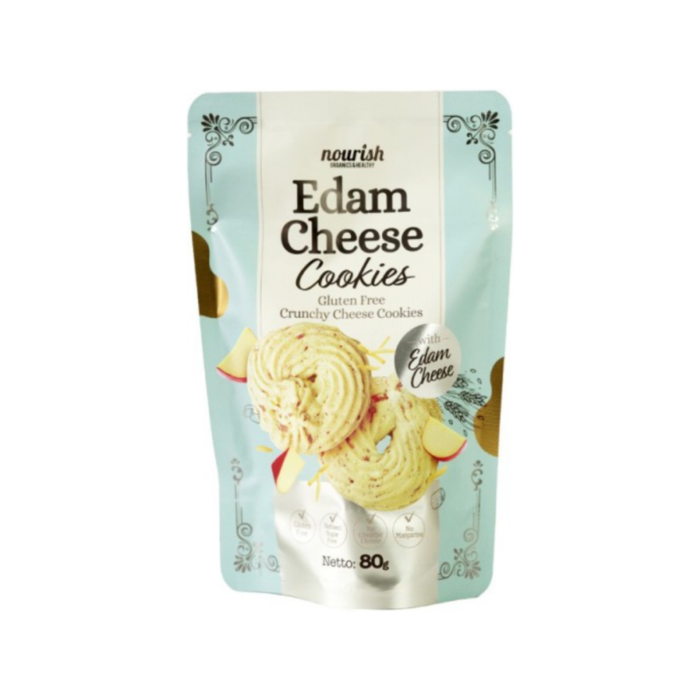 Nourish - Cheese Edam Cookies Cookies 80Gr (24/Carton)