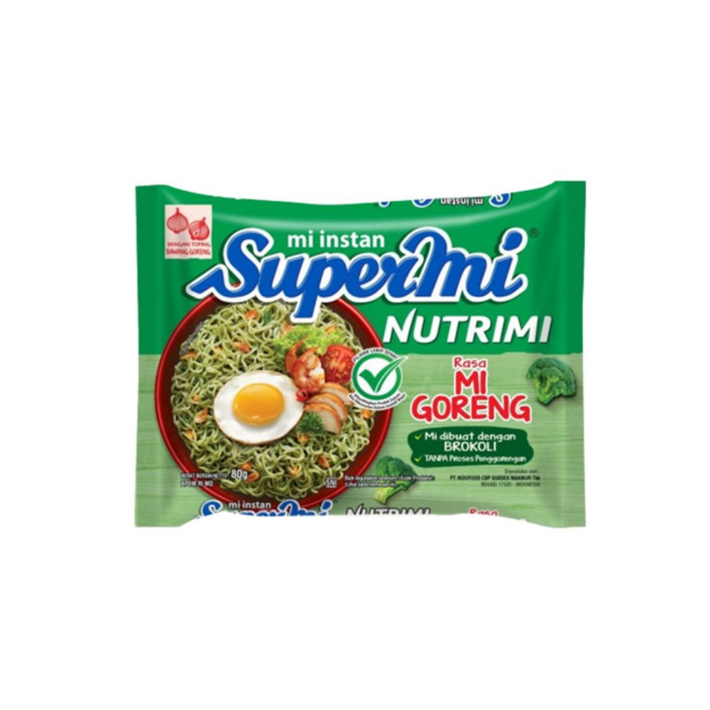 Supermi - Nutrimi Mie Goreng 80Gr (20/Carton)