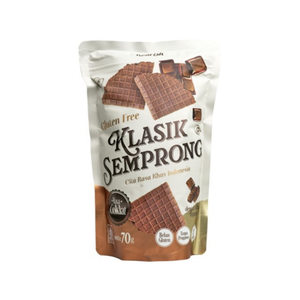 Nourish - Klasik Semprong Coklat Tanpa Gula Rafinasi 70Gr (24/Carton)
