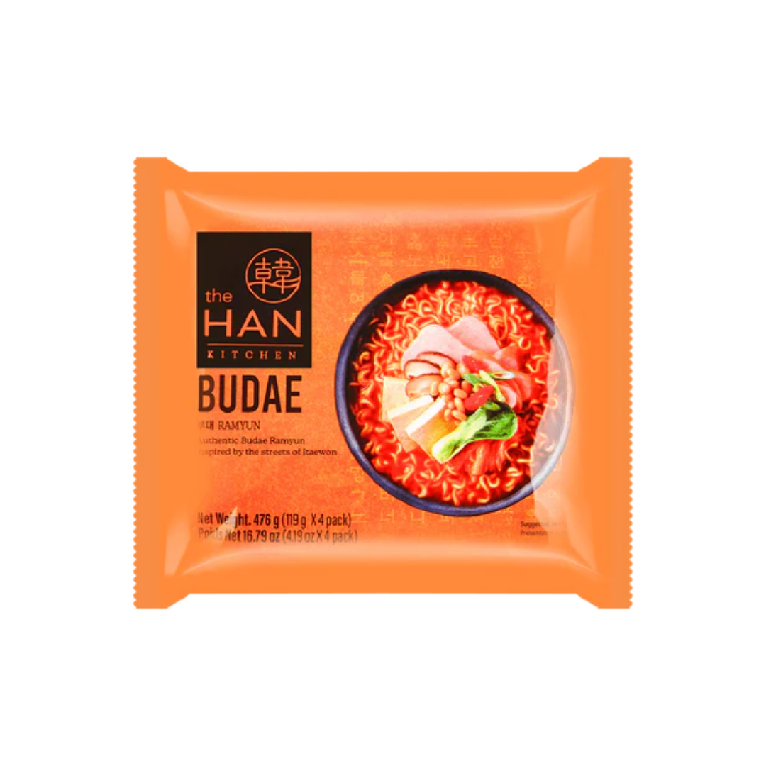 The Han Kitchen - Budae Ramyun 119Gr (32/Carton) – Tasty Snack Indonesia